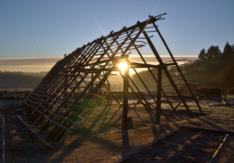 The framework for our Neolithic Horton House